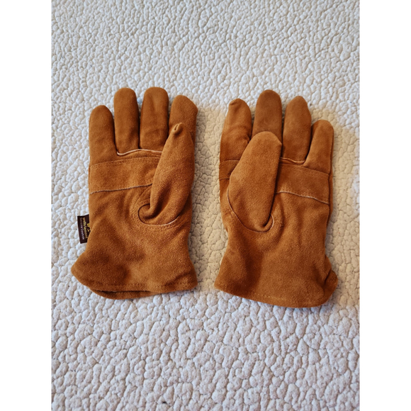Wells Lamont geuine leather cowhide fleece lined 3M Thinsulate workwear gloves - Picture 3 of 8
